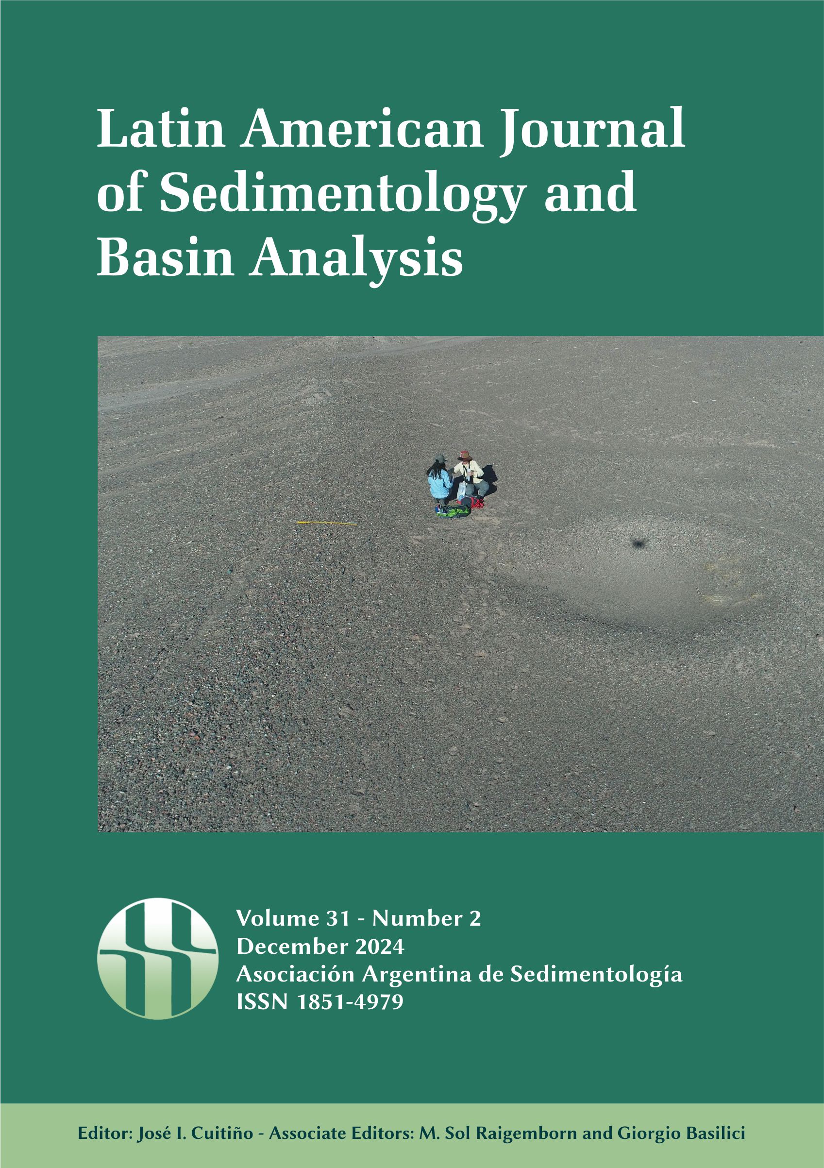 Cover photo: aerial view of a deflated, gravelly covered eolian linear landform and a delfation hole in the Fiambalá Valley (Catamarca, Argentina) (for further details see Fernandez Molina et al, pp. 162-187, this issue)